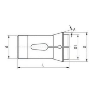 Изображение товара - Цанга круглая 145E Ø20,0