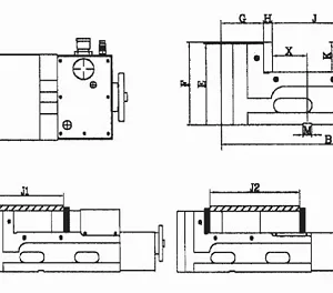 Изображение товара - Пневматические тиски 100 мм APB-100B