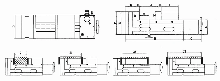 Изображение товара - Пневматические тиски 100 мм APB-100B