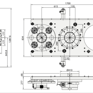 Изображение товара - Поворотный стол вильчатого типа серии ARC -630(T)