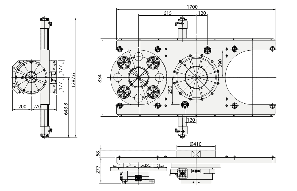Изображение товара - Поворотный стол вильчатого типа серии ARC -630(T)
