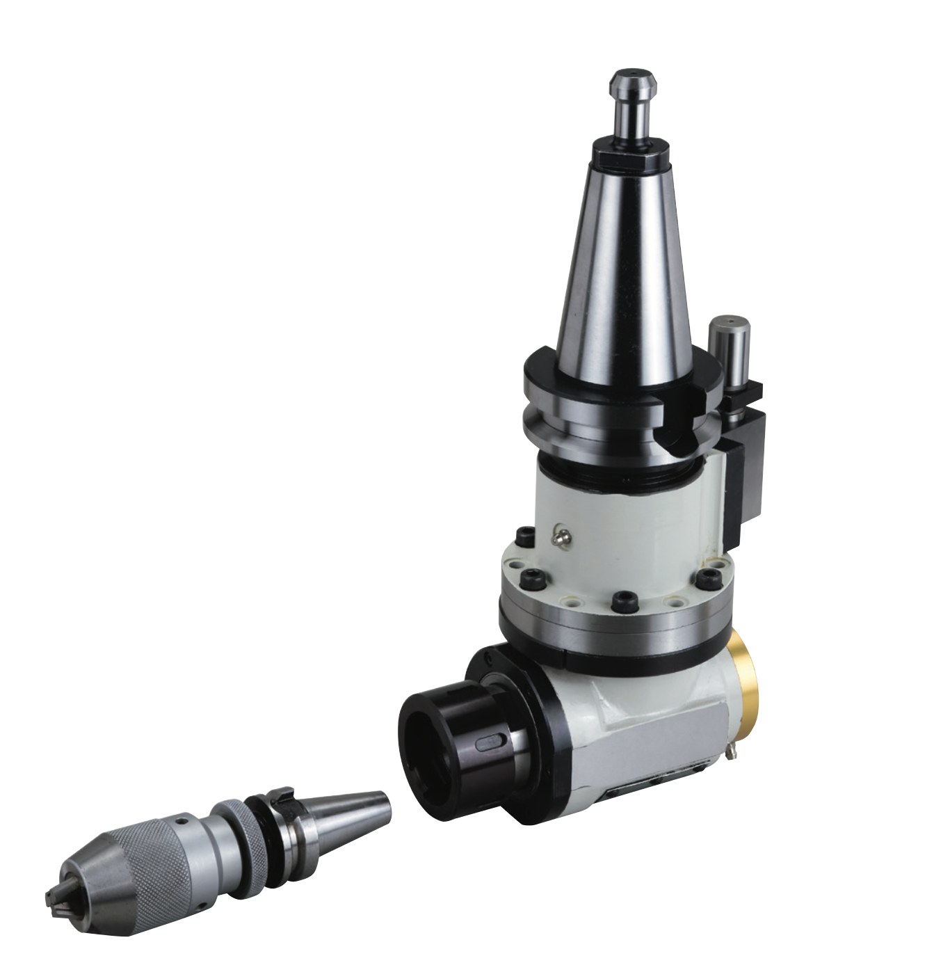 Угловая фрезерная головка с наклоном 90° AHB-CAT40-BT30