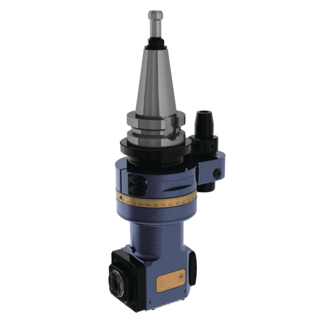 Алюминиевая угловая головка AHM-CAT40-A04.180G