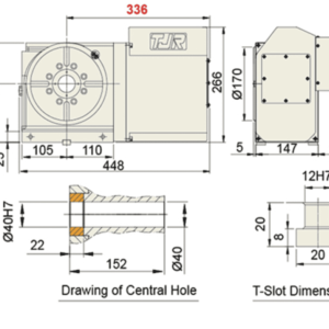 Изображение товара - Поворотный стол с ЧПУ AR-170R 170 мм
