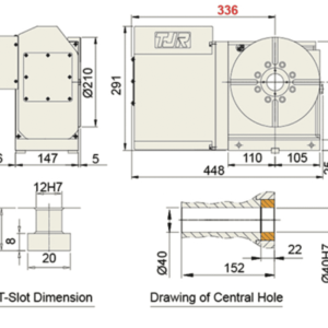 Изображение товара - Поворотный стол с ЧПУ TJR AR-210L 210 мм