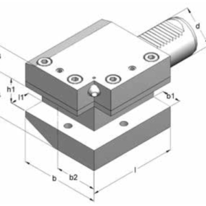 Изображение товара - Радиально – осевой держатель инструмента правый B1/C1-30x20x70