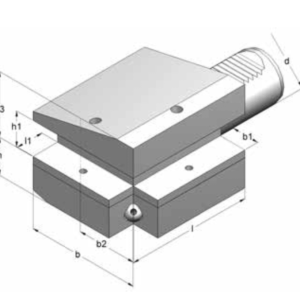 Изображение товара - Радиально – осевой держатель инструмента правый накладной B1/C1-50x32x120