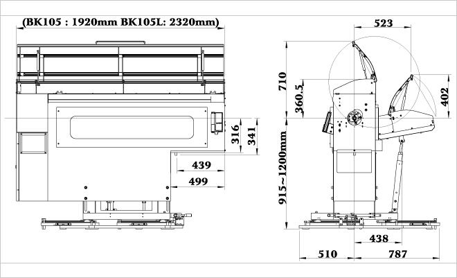 Изображение товара - Автомат подачи прутка (Барфидер) BK-105 1.1 м