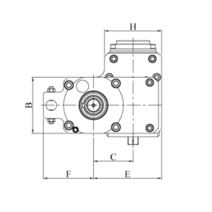 Изображение товара - Радиальный приводной блок с дисковыми фрезами BR40548025.4C/3