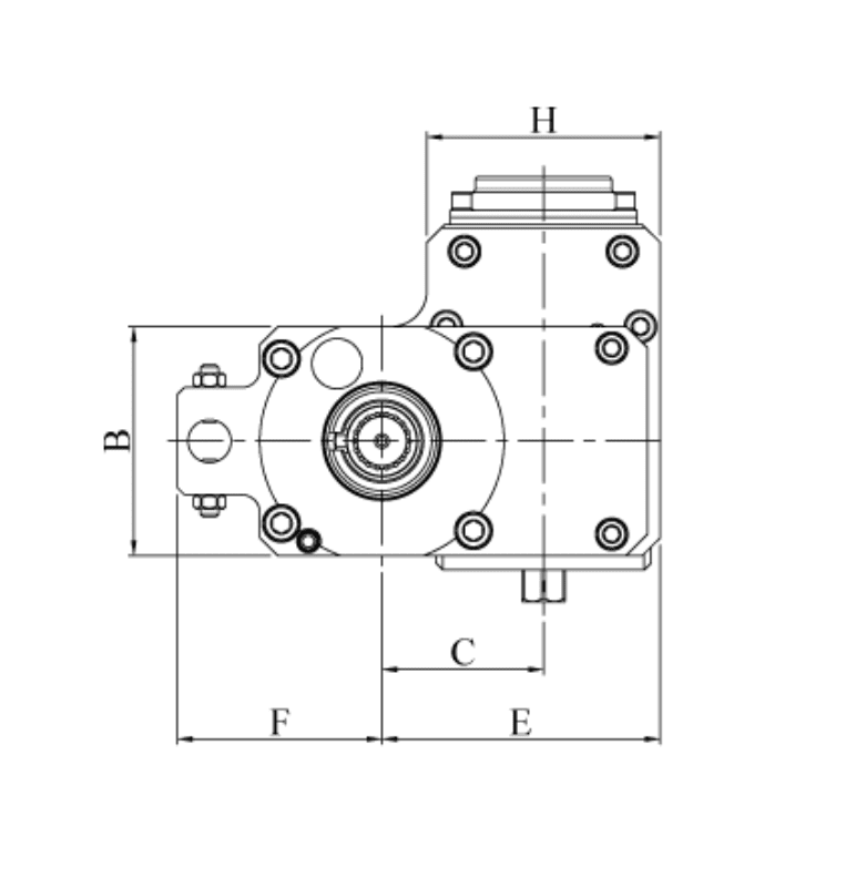 Изображение товара - Радиальный приводной блок с дисковыми фрезами BR40548025.4C/3