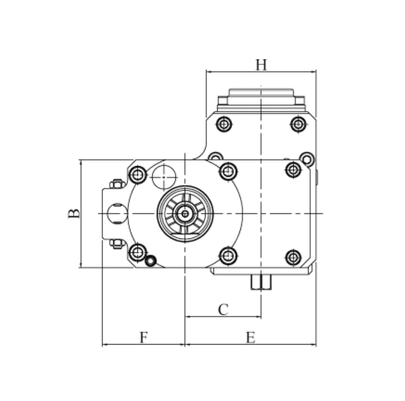 Изображение товара - Радиальный приводной блок с дисковыми фрезами BR40MT25.4C/3