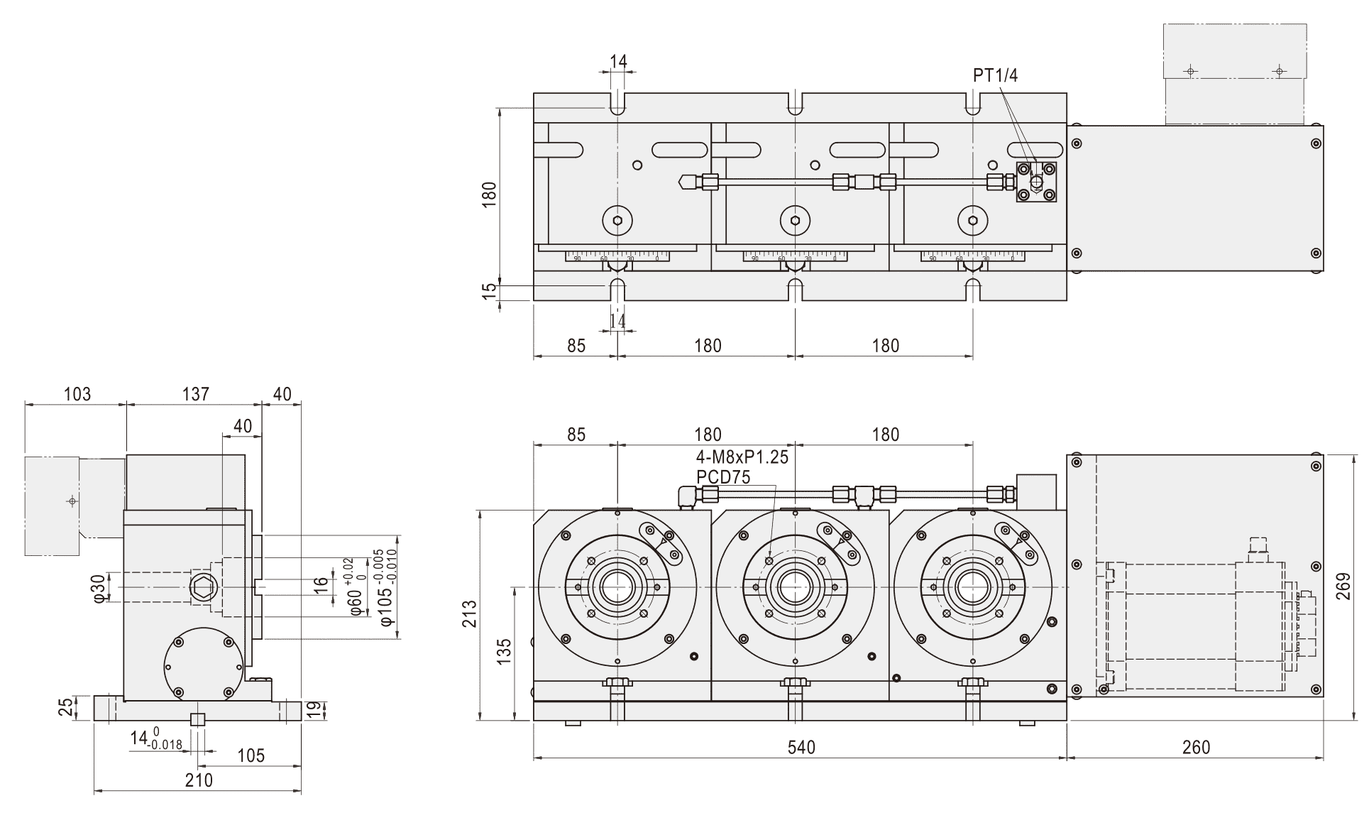 Изображение товара - Многошпиндельный стол c ЧПУ CNC-120-2W(3W)(4W)