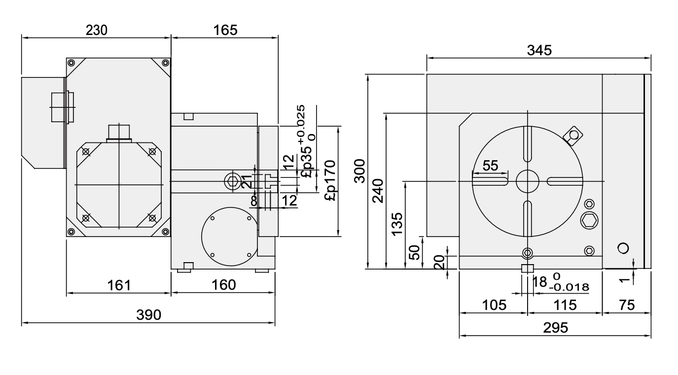 Изображение товара - Поворотный стол GSA CNC-170RB
