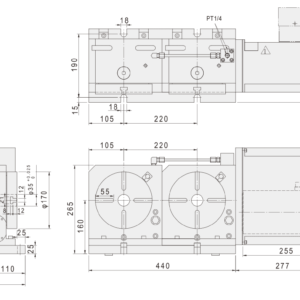 Изображение товара - Многошпиндельный стол c ЧПУ GSA CNC-170R-2W(3W)(4W)