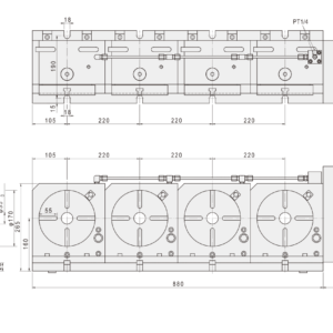Изображение товара - Многошпиндельный стол c ЧПУ GSA CNC-170R-2W(3W)(4W)
