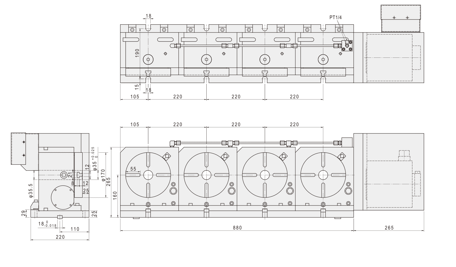 Изображение товара - Многошпиндельный стол c ЧПУ GSA CNC-170R-2W(3W)(4W)