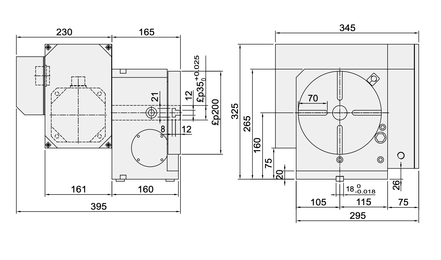 Изображение товара - Поворотный стол GSA CNC-200RB