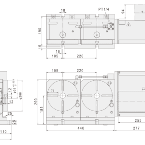 Изображение товара - Многошпиндельный стол c ЧПУ GSA CNC-200R-2W(3W)(4W)