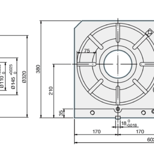 Изображение товара - Поворотный стол GSA CNC-320R