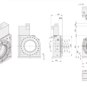 Изображение товара - Поворотный стол c ЧПУ GSA CNCB-800RT 800мм