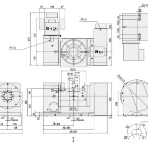 Изображение товара - Наклонно – поворотный стол c ЧПУ GSA CNCT-320 320мм
