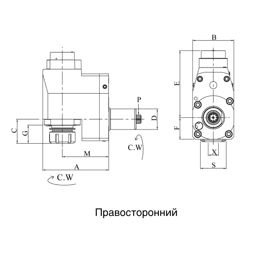 Изображение товара - VDI50-ER32 Радиальный приводной блок со смещением CWBL5054824090