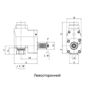 Изображение товара VDI50-ER32 Радиальный приводной блок со смещением CWBL5054824090