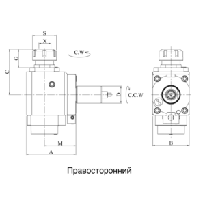 Изображение товара VDI40-ER32 Радиальный сверлильно-фрезерный приводной блок CWFR4018093265