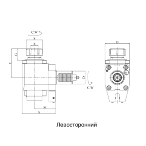Изображение товара - VDI40-ER32 Радиальный сверлильно-фрезерный приводной блок CWNFR40180932100