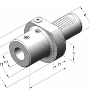 Изображение товара - Дежатель инструмента для сверл E1 50×40, аксиальный