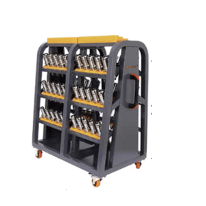 Изображение товара Стеллаж инструментальный передвижной двусторонний, 12 полок (арт. E6-BT40)