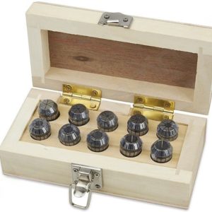 Изображение товара Набор прецизионных цанг ER11 9 шт. в деревянном кейсе