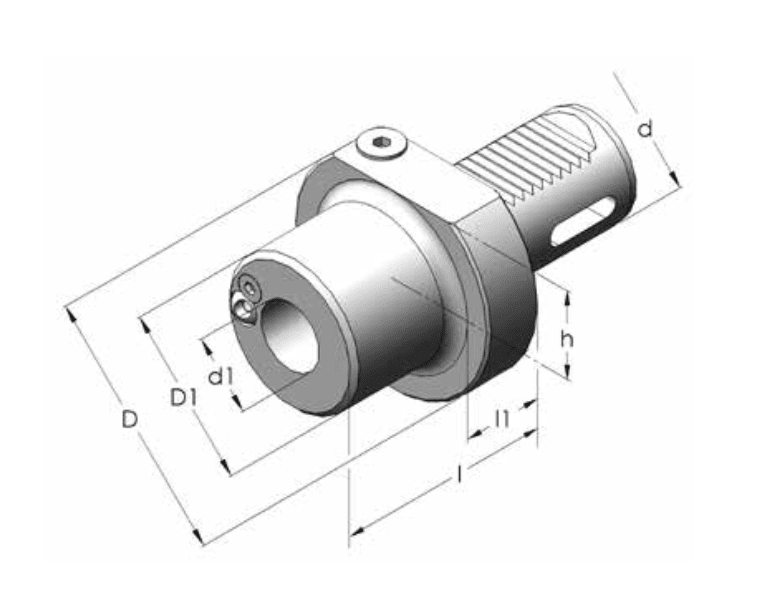 Изображение товара - Держатель инструмента с конусом Морзе 2 F40-MK-DK2