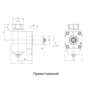 Изображение товара - VDI40-ER25 Радиальный сверлильно-фрезерный приводной блок FL3054822585