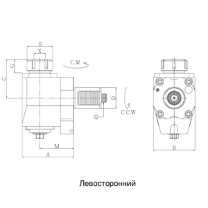 Изображение товара VDI40-ER25 Радиальный сверлильно-фрезерный приводной блок FL3054822585