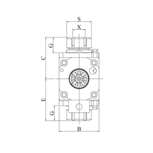 Изображение товара - VDI40-ER32 Радиальный приводной блок с двойной головкой FL40MT32120D