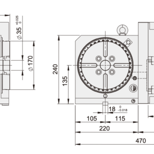 Изображение товара - Поворотный стол GSA RCT-170R