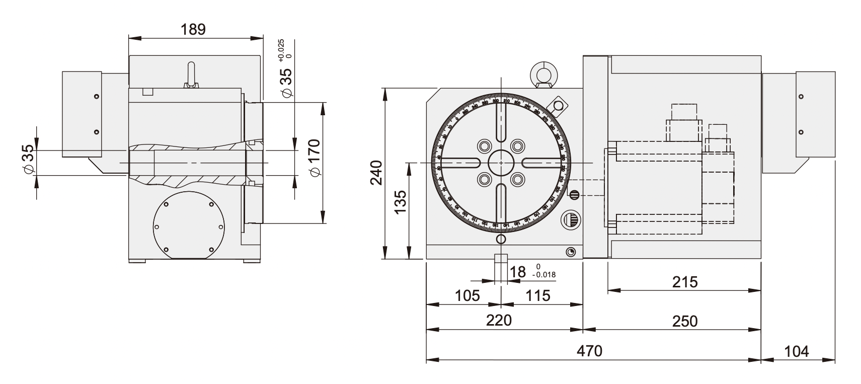 Изображение товара - Поворотный стол GSA RCT-170R