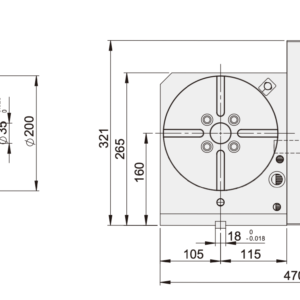 Изображение товара - Поворотный стол GSA RCT-200R