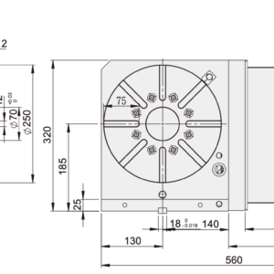 Изображение товара - Поворотный стол GSA RCT-250R