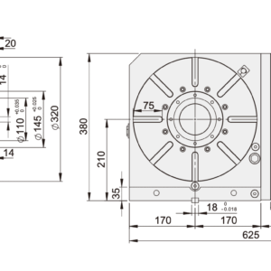 Изображение товара - Поворотный стол GSA RCT-320R