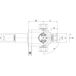 Изображение товара VDI40-ER32 Угловой приводной блок HASS-DA40-32B-117