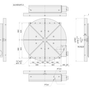 Изображение товара - Горизонтальный стол c ЧПУ GSA HRT-1500