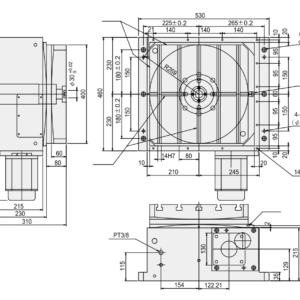 Изображение товара - Горизонтальный стол c ЧПУ GSA HRT-400