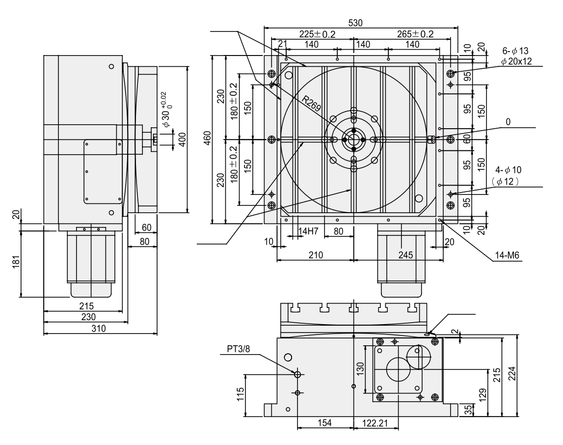 Изображение товара - Горизонтальный стол c ЧПУ GSA HRT-400