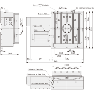 Изображение товара - Горизонтальный стол c ЧПУ GSA HRT-500