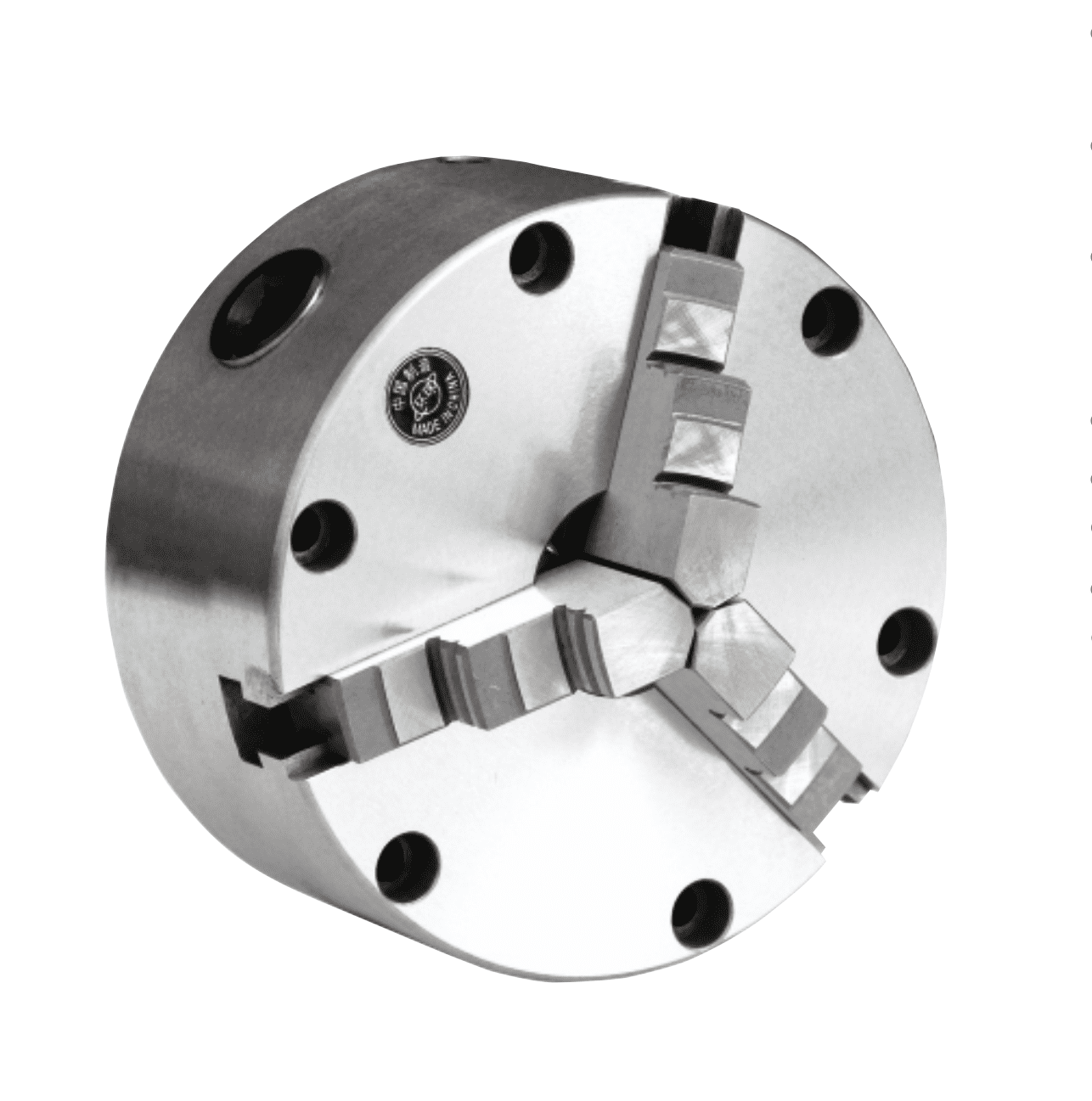 K21 165, Патрон 3-х кул., лит. чугун, цельные кулачки, шаг 8