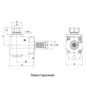 Изображение товара - VDI40-ER32 Радиальный фрезерно – сверлильный приводной блок NFL40MT3265