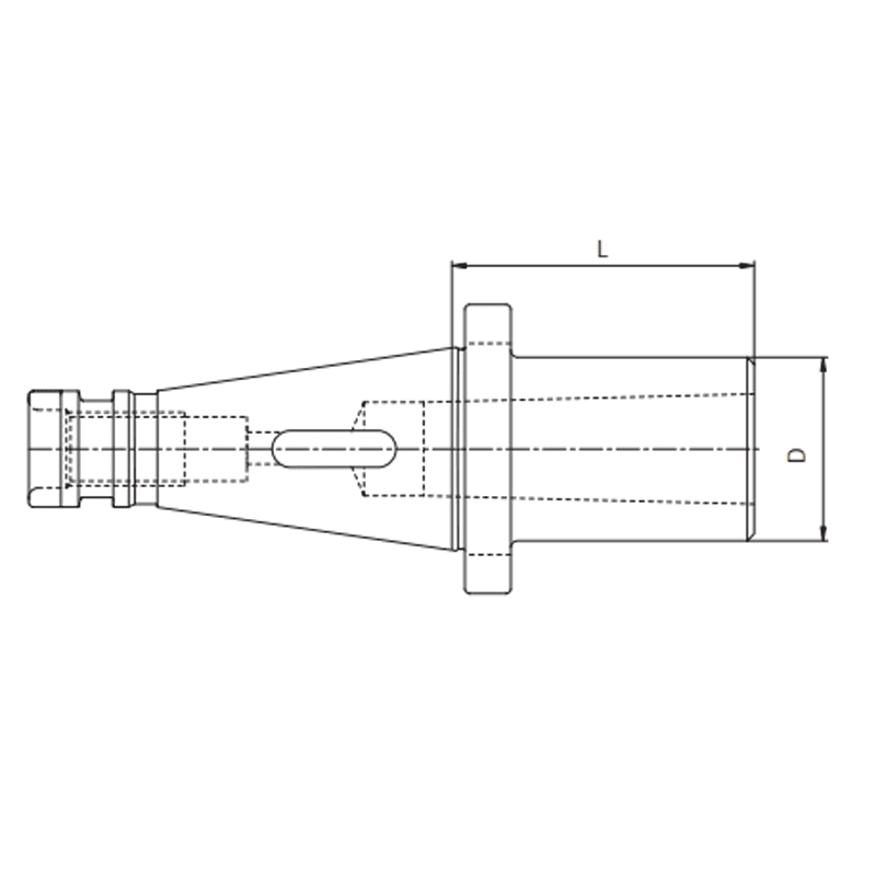 Изображение товара - Патрон с выколоткой для инструмента с конусом Морзе ISO50-MTA3-65