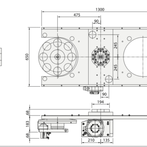 Изображение товара - Поворотный стол вильчатого типа ARC-500(T)